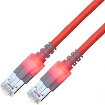 ZVK GmbH EasyLan DualBoot LED CAT 6 SFTP tinklo kabelis, RJ-45 male į RJ-45 male, 7 m, raudonas CS1ORCDCD0070