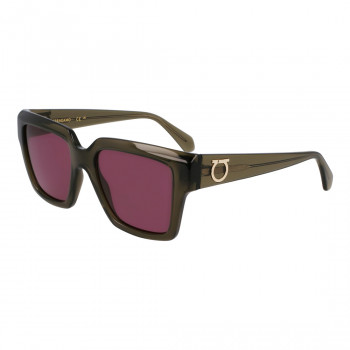 Ferragamo SF2014S-320 moteriški akiniai nuo saulės - Havana ruda gradientinė