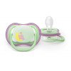 Philips AVENT Ultra Air Night žindukas 6-18 mėn., 2 vnt., švytintis tamsoje