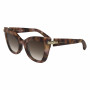 Longchamp LO775S-690 moteriški akiniai nuo saulės, Havana rėmelis, rudi gradientiniai stiklai, 50mm