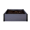 KETER Maple Square lysvės apvadas kvadratinei gėlių lovai 106x106x32cm pilkas