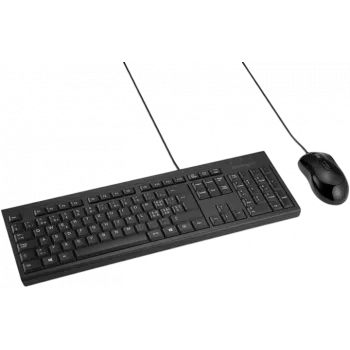 TITANUM TK106 klaviatūra su pele, USB, juoda