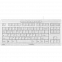 CHERRY STREAM TKL klaviatūra, universali USB, AZERTY, prancūziška, balta