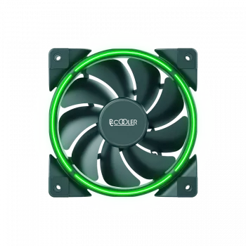 120 mm korpuso ventiliatorius PCCOOLER CORONA-GREEN, 1000–1800 RPM