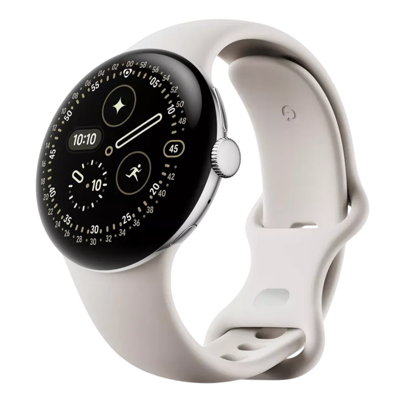Google Pixel Watch 4 - 41 mm - Aliuminis Sidabrinis poliruotas (GA10830-EU)