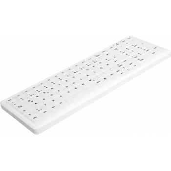 Contour Design Active Key AK-C7000 belaidė klaviatūra medicininė RF QWERTZ balta