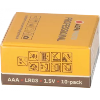 AgfaPhoto Professional Micro (AAA) baterija šarminė-manganinė 1,5 V 10 vnt. (110-853468)