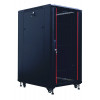 IT-BUDGET SRK 19 colių tinklo spintos komplektas, 27U, 600 × 800 mm, juoda, 99ITB19SRK2768GSM