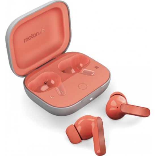 MOTO BUDS CORAL PEACH