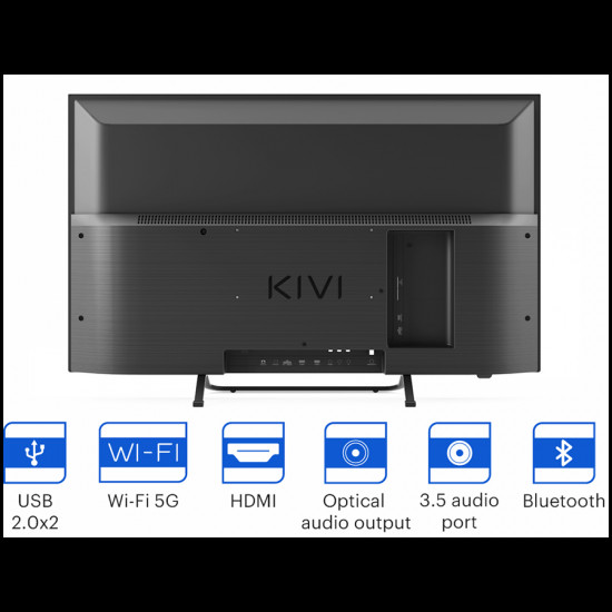 32', FHD, Android TV 11, Black, 1920x1080, 60 Hz, Sound by JVC, 2x8W, 27 kWh/1000h , BT5.1, HDMI ports 3, 24 months