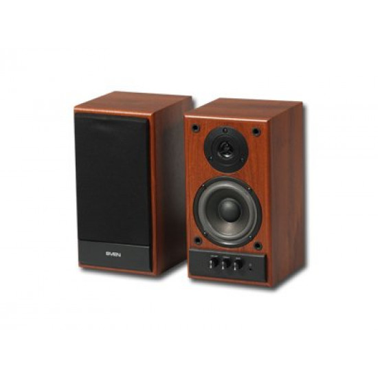 Multimedia - Speaker SVEN SPS-702 (Stereo, 40W, 40Hz-22Hz, Wood)