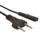 C8 Power cable for notebook 2pin 1.8M