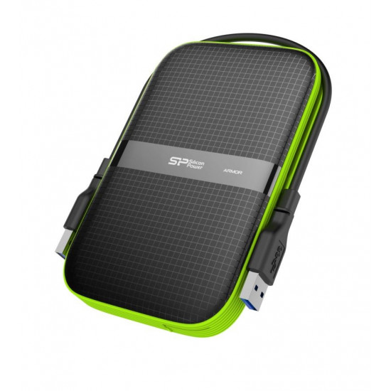 ARMOR A60 2TB USB 3.0 BLACK-GREEN/PANCERNY wstrząso/py o i wodoodporny