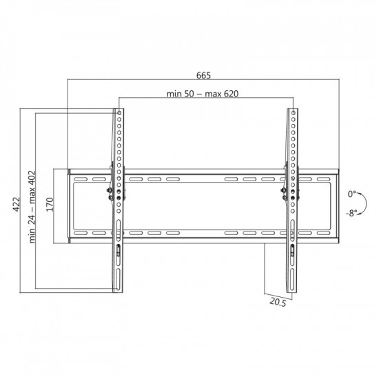 Aluminium tabletop monitor riser for laptop/monitor