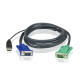 1.2M USB KVM Cable 3in1 SPHD 2L-5201U