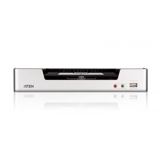 2-Port USB 2.0 DVI Dual View KVMP Switch