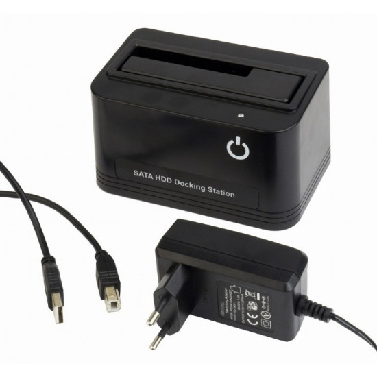 USB docking station for 2.5 and 3.5 inch SATA