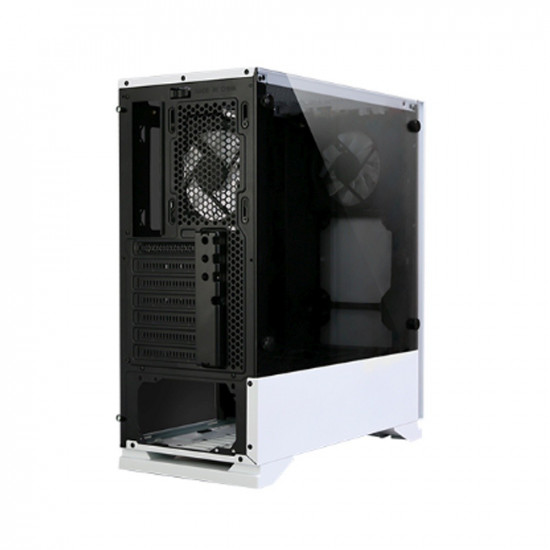 ZALMAN S5 WHITE ATX Mid Tower PC Case RGB fan T