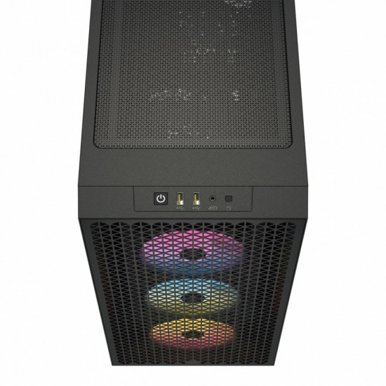 Case 3000D Airflow RGB TG Mid-Tower Black