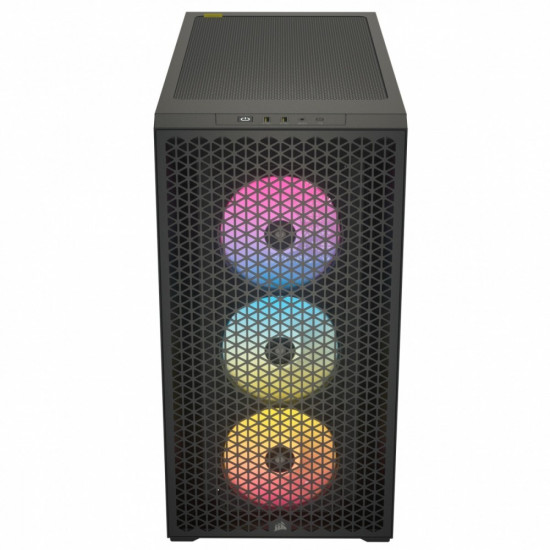 Case 3000D Airflow RGB TG Mid-Tower Black