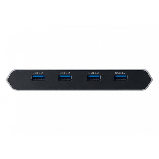 2-Port 4K DP USB-C KVM Dock Switch with Power