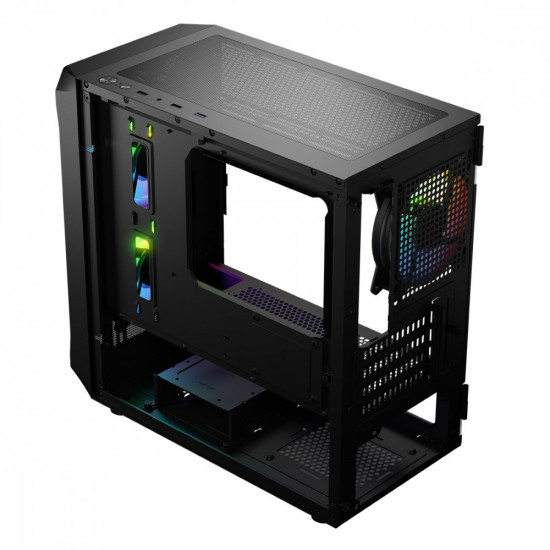 Computer case PORTOS ARGB MINI Black