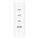  adowarka cienna 140W 4-ports (3xC 1xA) UK, EU, US Plugs white