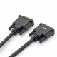 DVI cable M 24 + 1 1.8 m. Black, gold plated