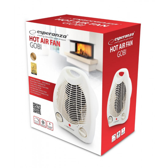 Esperanza EHH001 electric space heater Indoor White 2000 W