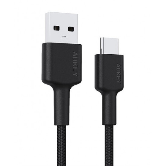 AUKEY CB-CD30 Nylon cab le USB C - USB A 0.9m 3