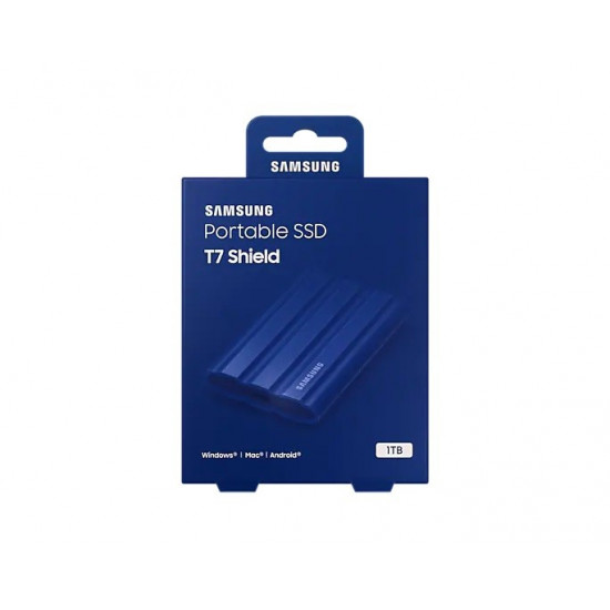 1TB Samsung Portable T7 Shield USB 3.2 Gen2 Blue retail