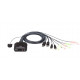 2-Port USB DP Cable KVM Switch CS22DP