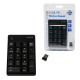 Wireless numeric keypad, 18 keys