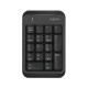 Wireless keypad, Bluetooth v5.1, black