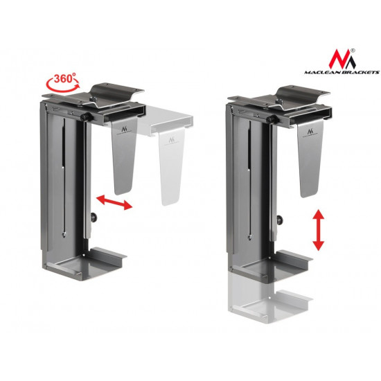 Computer holder MC-713 S silver