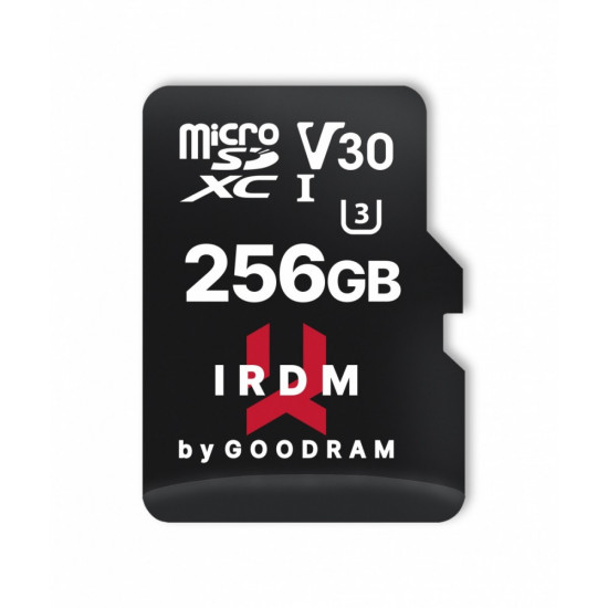 Card microSD IRDM 256GB UHS-I U3 adapter