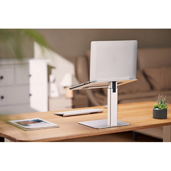 15.6-inch notebook stand with height adjustment, silver