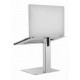 15.6-inch notebook stand with height adjustment, silver