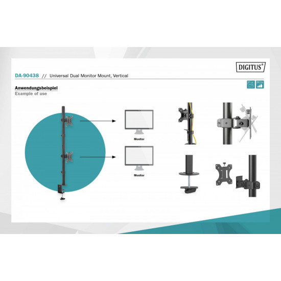 Dual Monitor Mount DA-90438