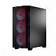 Black CASE MISTRAL ARGB FLOW MIDI USB 3.0x2