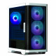 ZALMAN M4 WHITE mATX Mini Tower 4 Fans ARGB