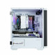 ZALMAN M4 WHITE mATX Mini Tower 4 Fans ARGB