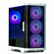 ZALMAN M4 WHITE mATX Mini Tower 4 Fans ARGB