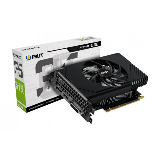 Graphics card GeForce RTX 3050 StormX 6GB GDDR6 96bit DVI/DP/HDMI