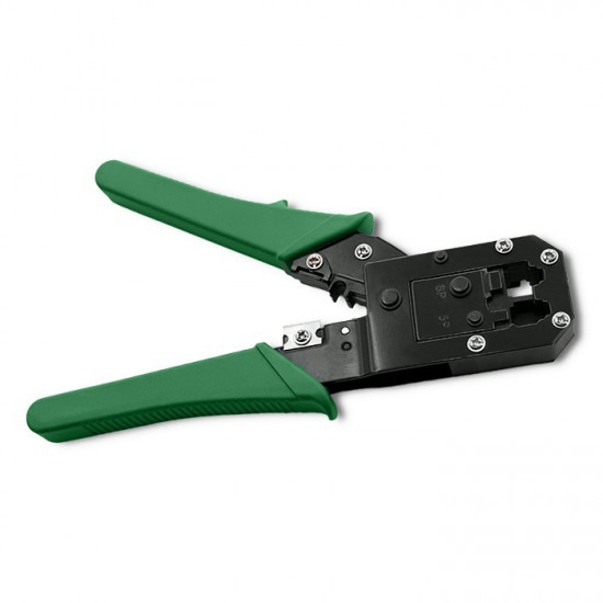 Modular crimping tool for cutting and crimpin