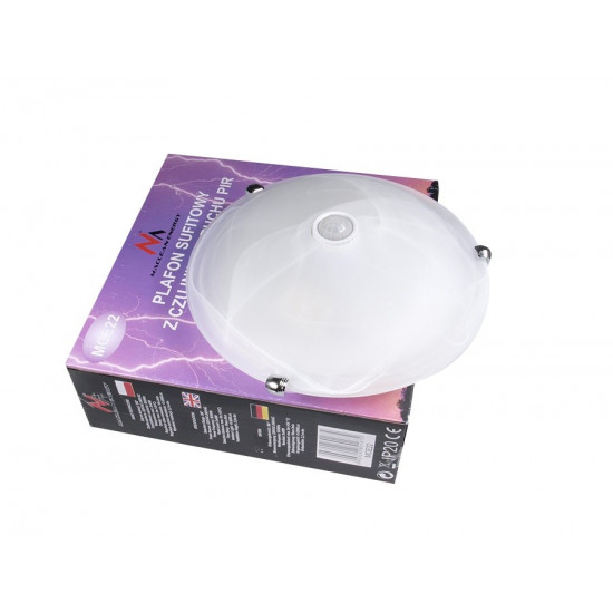 Ceiling light MCE22 with PIR sensor Energy MCE22 2x40W E27