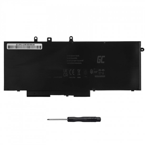 Notebook battery 93FTF GJKNX 7,6V 6200mAh for Dell Latitude 5290 5490 5580