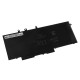 Notebook battery 93FTF GJKNX 7,6V 6200mAh for Dell Latitude 5290 5490 5580