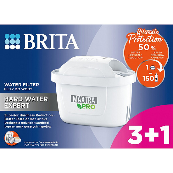 Maxtra PRO Hard Water Expert replacement cartridge 3+1 piece