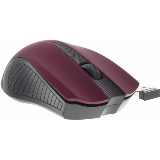 2.4GHz optical symmetrical wireless mouse, 3 buttons, Purple